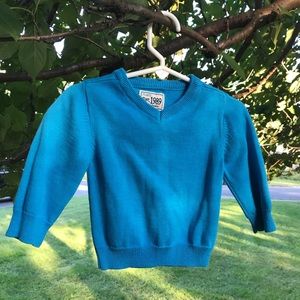CUTE CHILDREN’S PLACE BLUE V-NECK SWEATER 6-9 MOS
